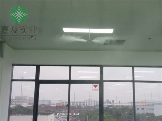 熔接車(chē)間高壓微霧加濕器加濕