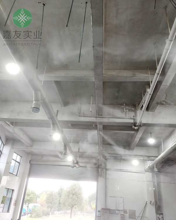 嘉興志釗環保為大德路垃圾中轉站安裝噴霧消毒除臭設備1