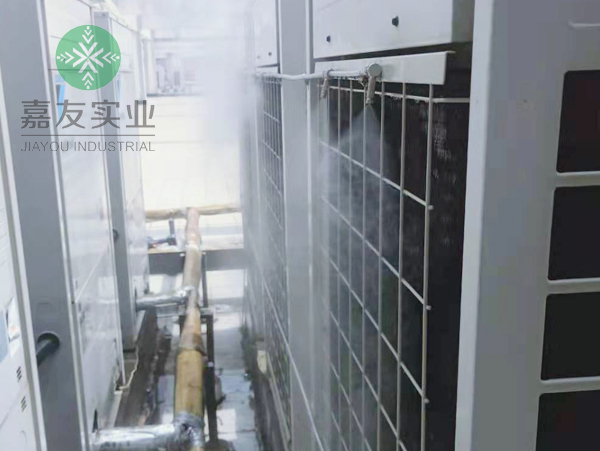 空調外機霧化降溫系統