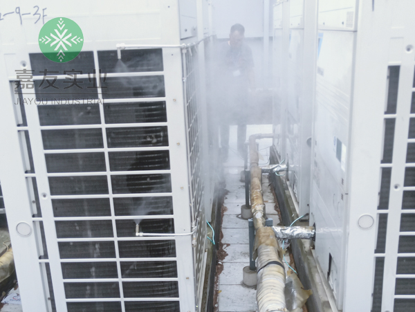 空調外機霧化降溫系統