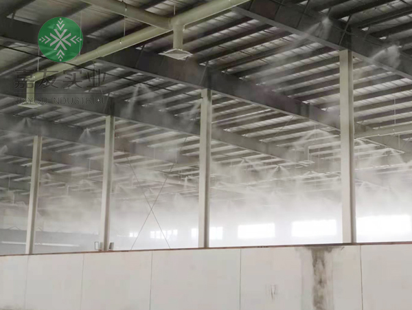 中科博聯(lián)有機(jī)固廢資源再生儲料棚噴霧降塵除臭6