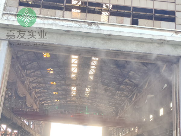 江陰中船澄西船舶修造有限公司-倉(cāng)庫門口霧簾